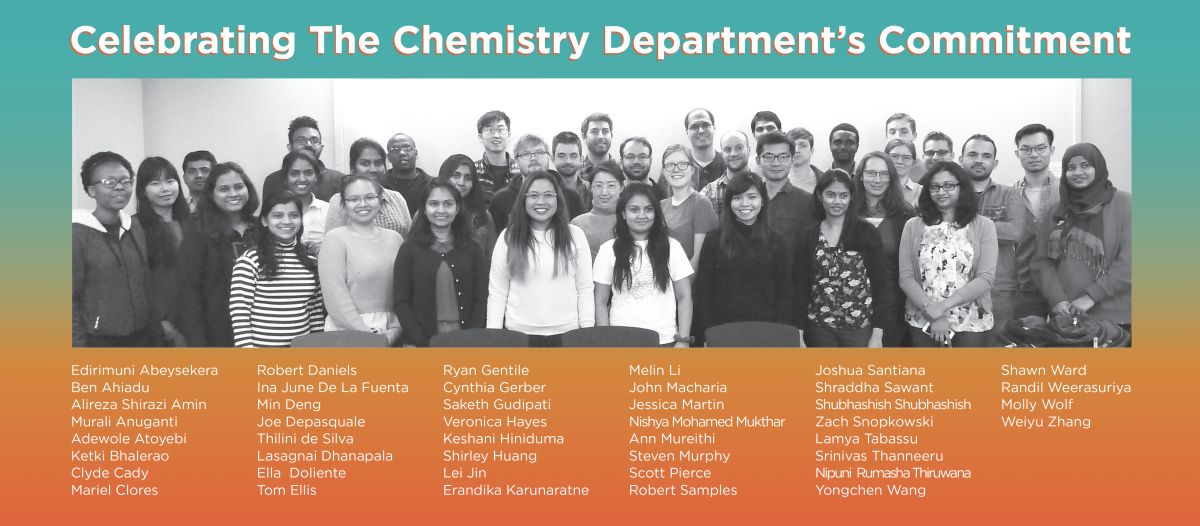 Chemistry Faculty and Grad TAs 2017-2018